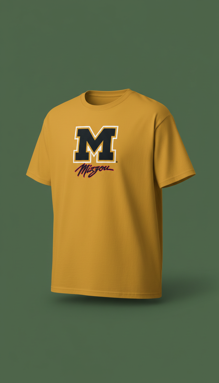 Tiger Gold Relaxed-Fit Logo Tee