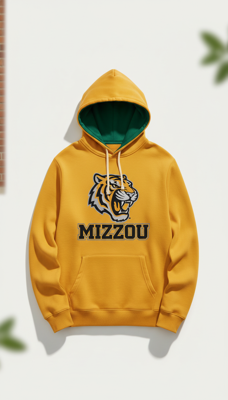 Mizzou Gold graphic hoodie